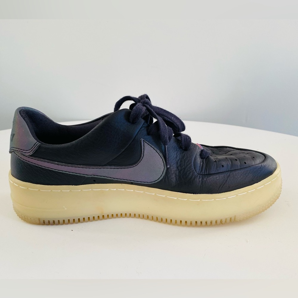 Nike Air Force 1 One Sage Low LX Oil Shoes Women's Size 10 AR5409-004 Grey - Picture 13 of 16